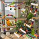 thumbnail image 4 of Juguetes Para Pájaros Como Mascotas Juego de juguetes para jaula de pájaros con columpios, escaleras, campanas y espejo para pájaros pequeños y medianos. Rkxzt, 4 of 9