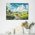 thumbnail image 6 of Balery Countryside Farm Cow Pattern Canvas Decorative Picture – 30x40in Premium Wall Art, Modern Canvas Print for Home Decor（Horizontal）, 6 of 6