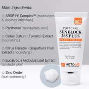HISTOLAB 1.7oz Sun Block 365 Plus Cream, Korean Skincare | Facial Sunscreens