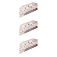 thumbnail image 3 of Justharion Durable And Safe PVC Waterproof Waist Line For Wall Exquisite Workmanship Beige vine flower 3Set, 3 of 6