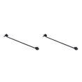 thumbnail image 1 of Speravity Pestillo para ventana, interruptor de seguridad, gancho para armario de baño, soporte de captura de Metal negro multifuncional con tornillos, Negro 14 pulgadas 2piezas Speravity CBP381156, 1 of 5
