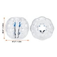thumbnail image 3 of KFFKFF Air-Filled Collision Sphere Single Pack, 4FT/1.2M Size Suitable for Adolescents & Adults, 0.8mm PVC Thickness Human-Sized Orb for Outdoor Group Fun Activities, 3 of 9