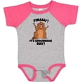 thumbnail image 3 of Inktastic Finally It's Groundhog Day Boys or Girls Baby Bodysuit, 3 of 5