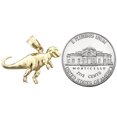 thumbnail image 3 of 14K Gold T Rex Charm, 3 of 5