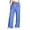 Blue, variant on USNSM Women's Sweatpants High Waisted Baggy Wide Leg Sweatpants Love Heart Print Drawstring Athletic Joggers Pants Pink S
