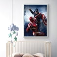 thumbnail image 2 of DIY 5D Full Diamond Painting Kit Diamond Art Kits for Adults Paint with Diamonds Kits Diamonds Embroidery by Numbers Captain America and Iron Man (12x16inch), 2 of 5
