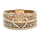 thumbnail image 5 of Pulsera de estilo de moda para mujer, pulsera magnética con diamantes de imitación y cuero artificial de PU suave, 5 of 6