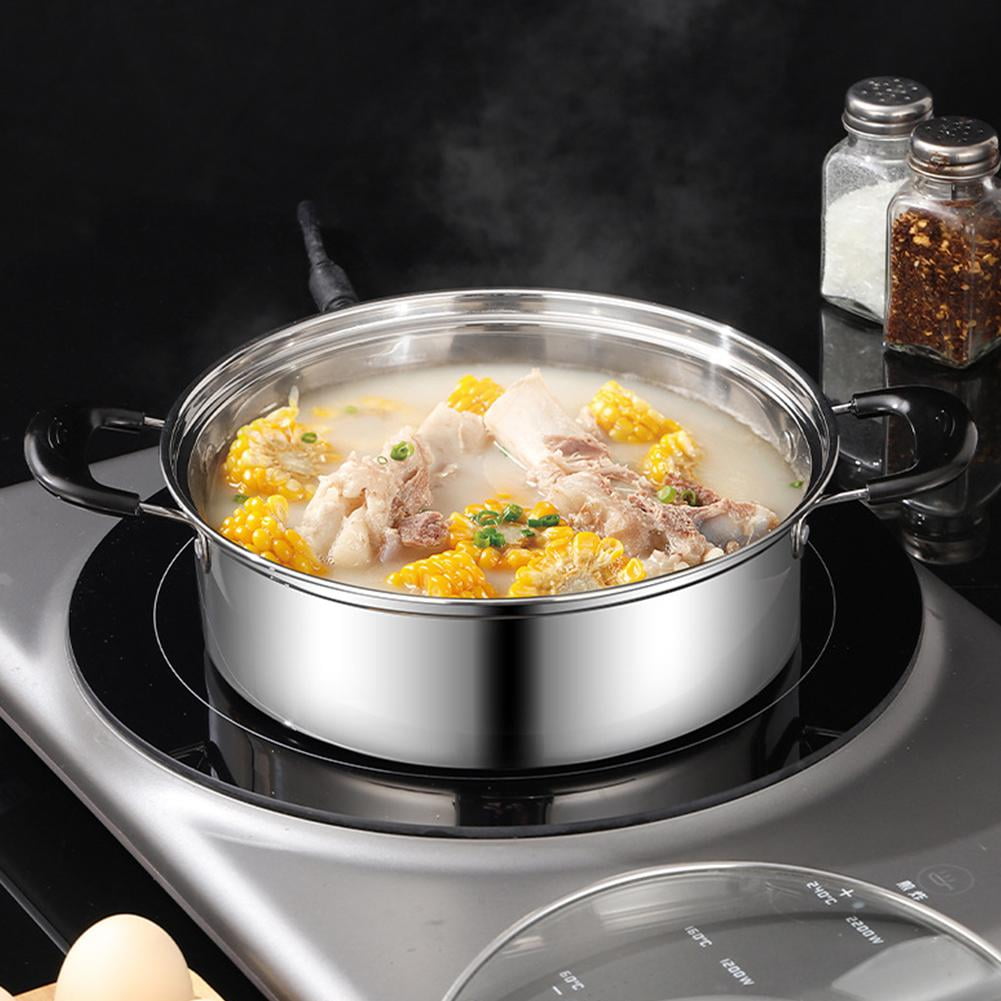 SXCRFKXH Egg Poacher Pan Stainless Steel Poached Egg Maker with 4 Cups Nonstick Stovetop Egg Cooker Pot, Egg Poacher, Easy Egg Cooker for Breakfast Boiled Eggs, for Induction Cooktop