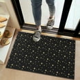 thumbnail image 2 of Black Gold Star Pattern Door Rugs,Washable Non Slip Door Mats Indoor,Decorative Door Mats,Entry Mat Indoor for Entrance,Bedroom,Kitchen,Bathroom,20"x32", 2 of 6