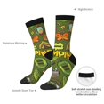 thumbnail image 4 of Pofeuu Camping 1 Print Crew Socks, Adult Running Hiking Socks for Youth and Adult, 4 of 6