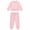 Light Pink, variant on Baby Toddler Girls Pants Set Pullover Sweatshirt and Jogger Sweatpants 2 Piece 12M-6X