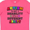 thumbnail image 4 of Inktastic Autism is Not a Disability It's a Different Ability Youth T-Shirt, 4 of 5