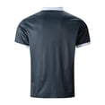 thumbnail image 5 of RUTAYY Men's Outfits Summer Beach Casual Zipper Short Sleeve Tshirts Shorts 2 Piece Daily Wear Trendy Trip Clothing Sets, 5 of 9