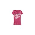 thumbnail image 1 of Aeropostale playera adornada con gráfico pintado de vinilo para mujer, rosa, mediano Aeropostale Camiseta adornada, 1 of 1