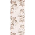 thumbnail image 3 of Villa, Milli 8x14 Black Modern Framed Museum Art Print Titled - Sepia Flower Pattern, 3 of 5
