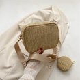 thumbnail image 4 of Bolso de mano para mujer, bolsos casuales de paja, bolsos de moda, bolsos cruzados, 4 of 7