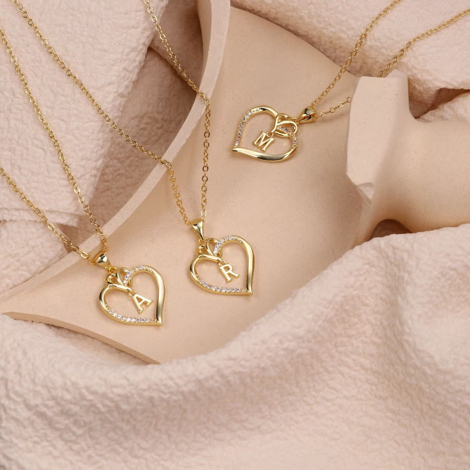 Buy Delicate Heart Initial Necklace for USD 98.00 | James Avery | Joyeria
