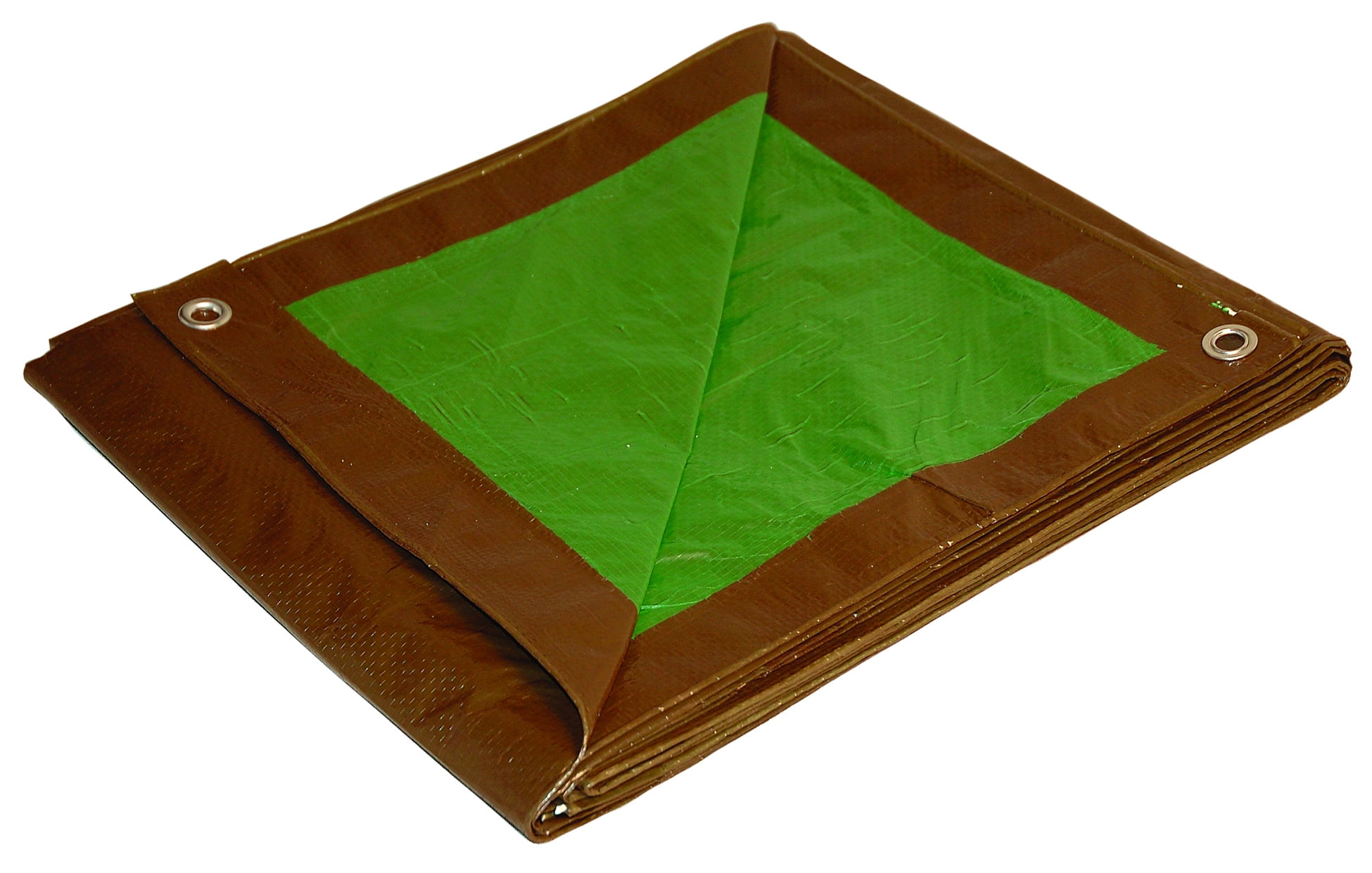 CLEARANCE LINE HEAVY DUTY 12 X 8 ft POLYETHYLENE WOVEN DARK GREEN TARPAULIN