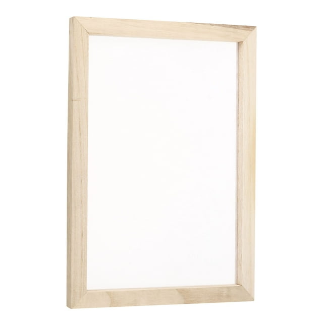 Uxcell 1pcs Silk Screen Printing Frame, 15.7x11.8 Inch Wood with 160 White Mesh, for Screen Printing DIY Project