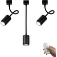 thumbnail image 1 of FSLiving H-Type Track Lighting, 5W Track Lighting Fixtures Modern Style Aluminum Spotlight with Remote Control(Dimmer,Timer,3 Color Modes) Mini COB LED Light for Gallery Bedroom - 3 Pack, 1 of 8