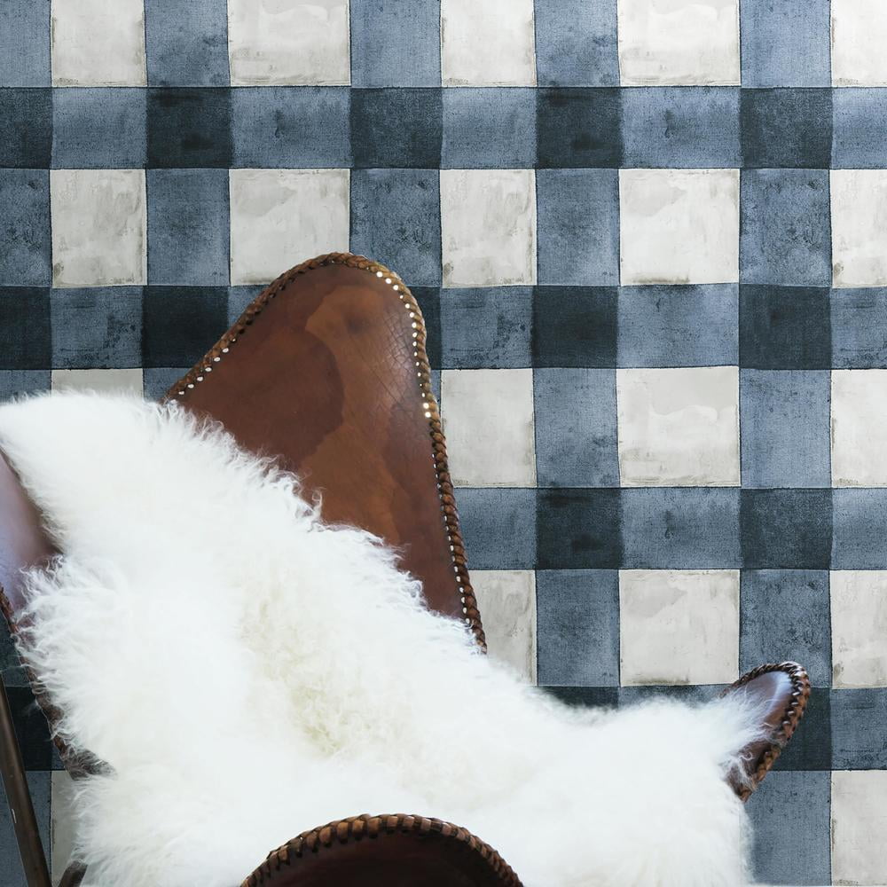 Buffalo Plaid Peel and Stick Wallpaper