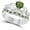 White, variant on 14K Balck Gold-Plated Crown Design Claddagh Bridal Set 1 CT Heart-Cut Green Tourmaline Engagement Ring with Curved Wedding Band 925 Sterling Silver Anniversary Gift For Women