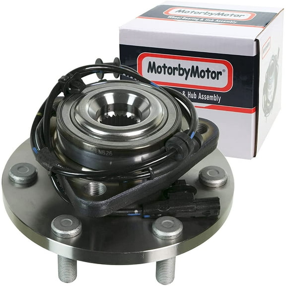 MotorbyMotor 515127 Front Wheel Bearing and Hub Assembly with 6 Lugs Fits for Infiniti QX56 2011-2013, Infiniti QX80 2014-2019, Nissan Armada 2017-2020 Low-Runout OE Directly Replacement Hub Bearing