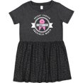 thumbnail image 3 of Inktastic October Breast Cancer Awareness Month Badge Girls Toddler Dress, 3 of 5
