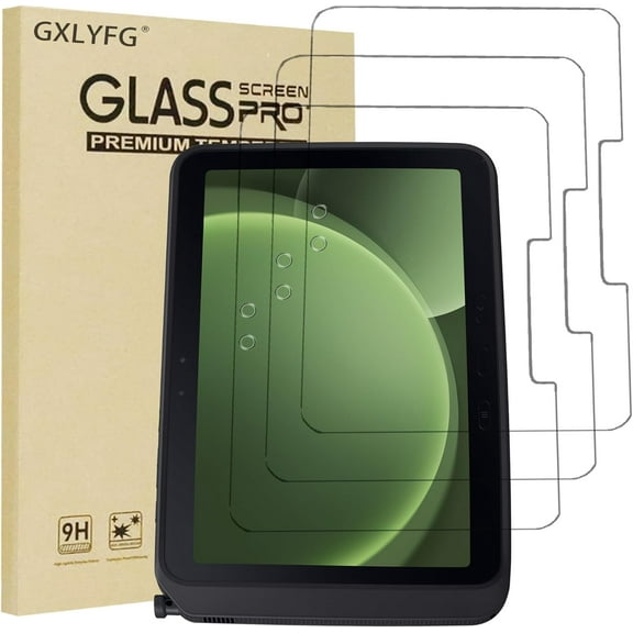 3 Pack Tempered Glass Screen Protectors Compatible with Samsung Galaxy Tab Active5 Pro 10.1 inches, Anti Scratch, Bubble Free, 9H Hardness