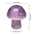 thumbnail image 2 of GUANGHONG Semi Mini Small Shape Natural Gem Polished Gem Rose Quartz Amethyst Flower Pot Fish Tank Decorative Stone Small Ornament, 2 of 7