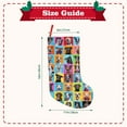 thumbnail image 3 of Uemuo Cute Dogs Collage Print Christmas Stockings, 18inch Xmas Hanging Stocking Decorations for Christmas Party Family Decor, 3 of 7