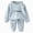 H01-Light Blue, variant on TOWED22 Toddler Baby Boy Fall Clothes Waffle Contrast Color Sweatshirt Pants Sets Infant Winter Outfits 6 12 18 24 Months 3T 4T 5T 6T Size:8-9 Y,Color:Light Blue