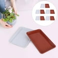 thumbnail image 6 of Tineasur Plant Pots Saucer Assorted Color Thicken Plastic Easy to Assemble and Store for Home Decor 10Pcs, 6 of 6