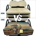 thumbnail image 6 of COEQINE Golf Cart Seat Towel Cover, Foldable with Carry Handle, Universal Fit for Most 2-Seater EZGO/Yamaha/Club Car, Quilted with 4 Front Pockets, Washable, American Tribal Geometric Cactus, 6 of 8
