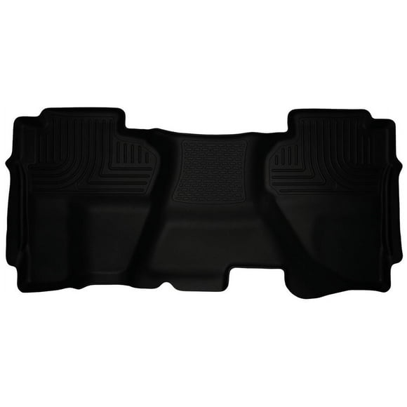Husky Liner Floor Liner 19191 WeatherBeater; Molded Fit; Smooth Arcing Ribs/Raised Heel Pad; Black; TPO Thermoplastic Olefin; 1 Piece