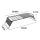 thumbnail image 3 of Folding Outdoor Camping Table, Retractable Grate Metal Portable Table, 3 of 9