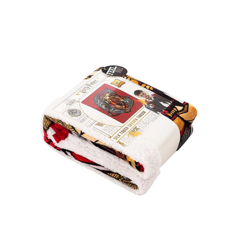 あっくん様　Harry Potter クリスマス マルチカバー　ラグ Harry Potter, Roar For Gryffindor Silk Touch Sherpa Blanket, 40
