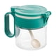 thumbnail image 2 of pstuiky Compartimento de almacenamiento de gran capacidad para condimentos, botella de condimentos, tapa abatible con asa de cocina doméstica, 2 of 5