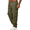 Army Green, variant on MLDRA Men's Cargo Pants Sweatpants Jogger Work Trousers Relaxed Fit Loose Casual Lightweight Slacks with Multi Pockets Black