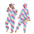thumbnail image 1 of Pijamas que brillan en la oscuridad para niños, mono de unicornio Kigurumi, monos de franela para niños, pijamas para bebés, ropa de dormir de felpa para niñas, 1 of 4