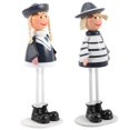 thumbnail image 2 of Desk Toys Small Figurines Decorative Home Accessories Mediterranean Style Gift Option For Doll Collectors 2Pcs, 2 of 2