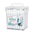thumbnail image 1 of 48 Colors Double H-ead Design Washable G-el Marker Pens Set Kit for Drawing A-dult Coloring, 1 of 8