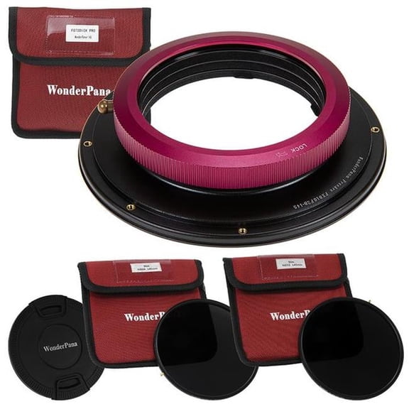 Fotodiox WndPn145-ND-Kit-FX816f28 145 mm ND16 & ND32 Filter Holder Kit for Fujifilm XF Lens