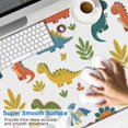 thumbnail image 2 of Long Mouse Pads for Desk,Colorful Dinosaur and Leaf Pattern Desk Mats on Top Of Desks, Desk Mouse Pad Extra Large with 3mm Non-Slip Base and Stitched Edge for Gaming,Office,Work,Home 47.3"x23.6", 2 of 6