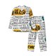thumbnail image 1 of Balery Hello Pijama para Hombre de Dos Piezas con Manga Larga, Conjunto de Dormir y Descanso Suave con Bolsillos-Large, 1 of 6
