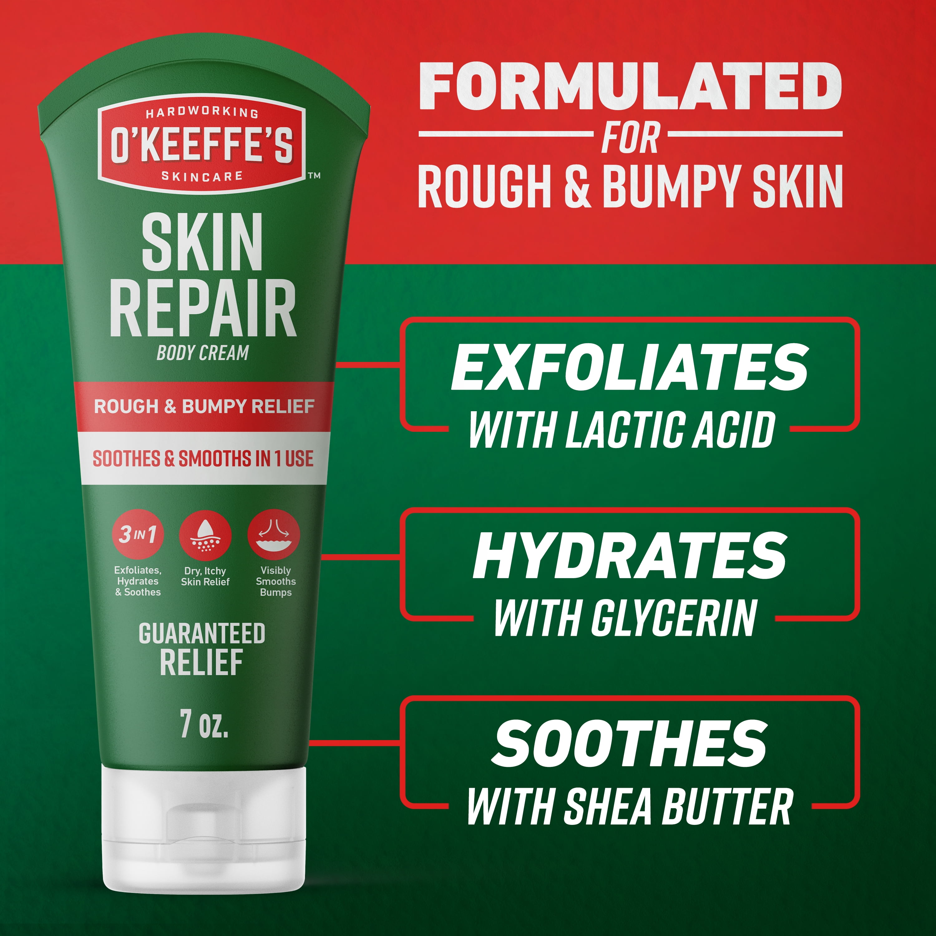 O'Keeffe's 7oz Skin Repair Rough & Bumpy Unscented Body Cream