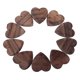thumbnail image 2 of Wood Guitar Pick Heart Shape Guitar Plectrum Comfortable Grip 10Pcs, 2 of 4