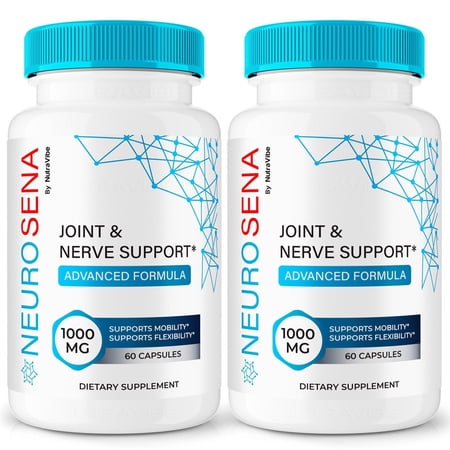 (2 Pack) Neuro Sena Capsules – Natural Joint Support Formula for Flexibility, Mobility & Confidence in Movement | Daily Formula for Comfort, Recovery & Active Lifestyle (120 Capsules)
