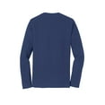 thumbnail image 6 of Port & Company Long Sleeve Fan Favorite Tee-XL (Team Navy), 6 of 6