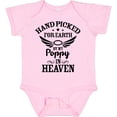 thumbnail image 3 of Inktastic Handpicked for Earth by My Poppy in Heaven with Angel Wings` Boys or Girls Baby Bodysuit, 3 of 5